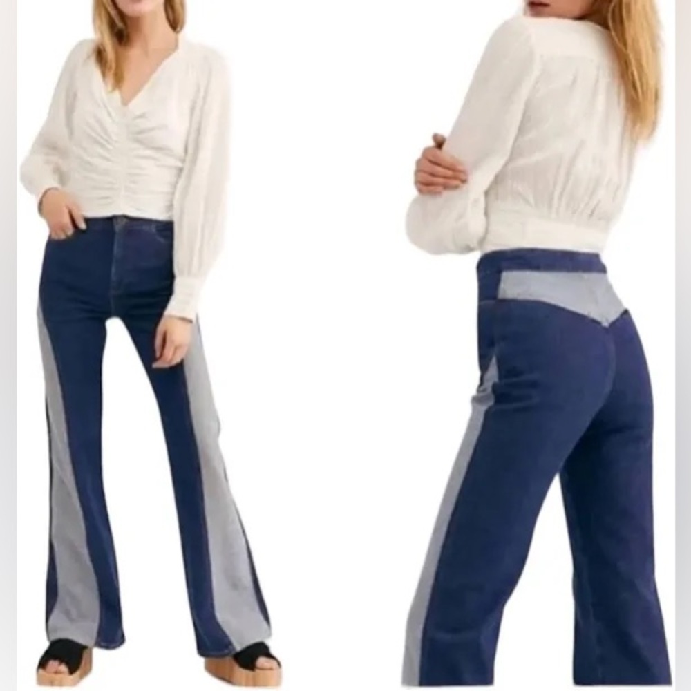 Rare!! We The Free Flip It and Reverse It Jeans - Picture 2 of 11